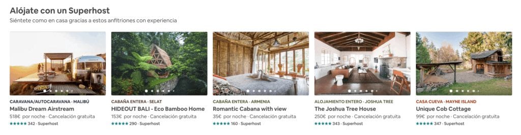 Alojamiento con distintivo Superhost en Airbnb