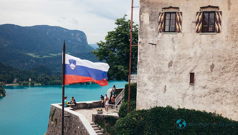 Vistas del Lago Bled desde el Castillo