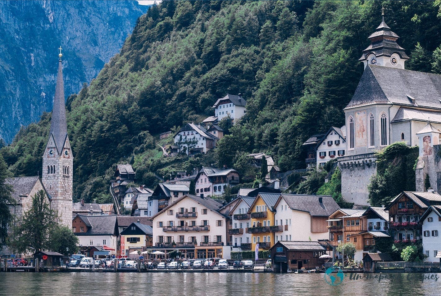 llegar en tren a hallstatt