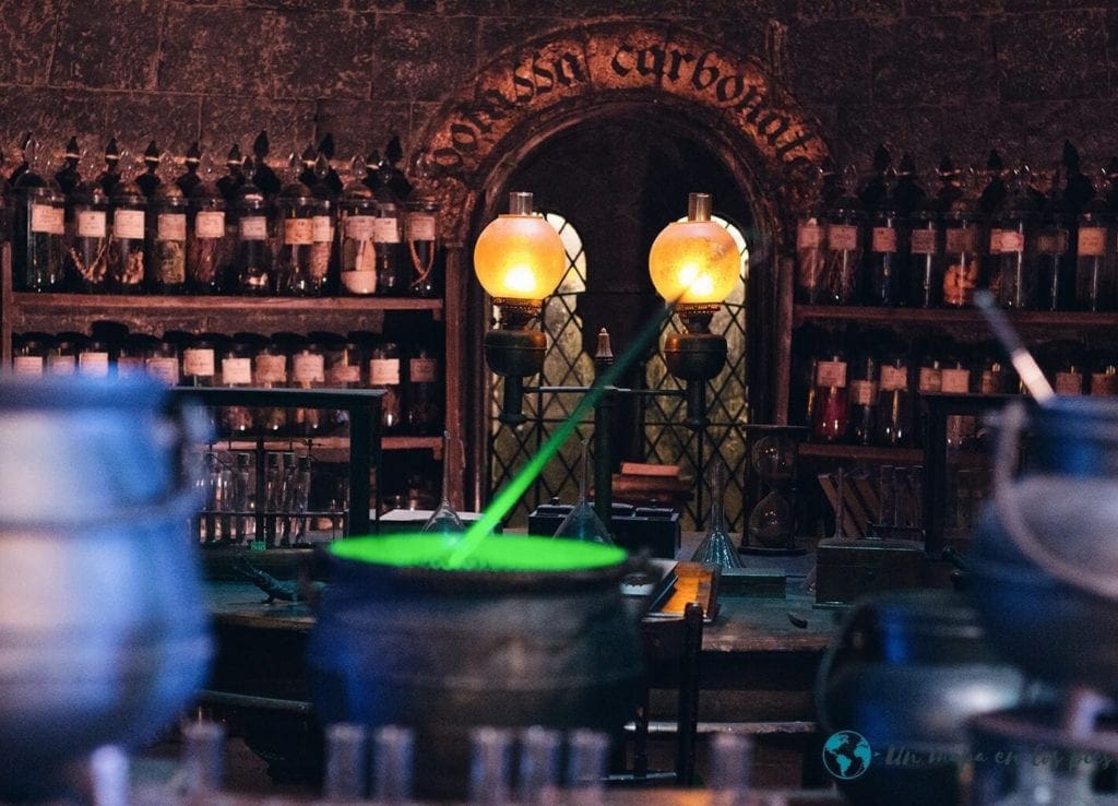 aula-pociones en parque harry potter londres