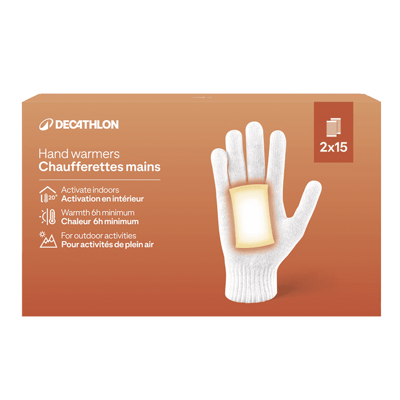accesorios viaje decathlon calientamanos Wedze