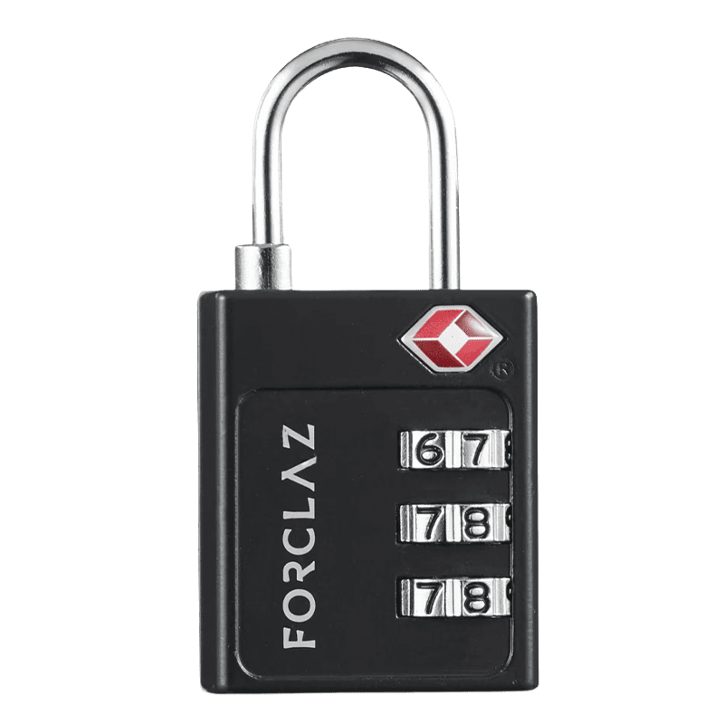 accesorios viaje decathlon candados con código TSA