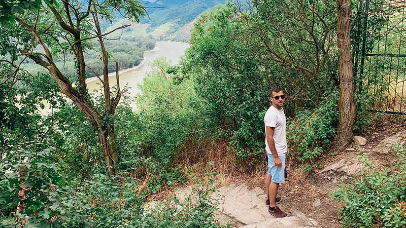  mirador subida castillo durnstein  - valle de wachau