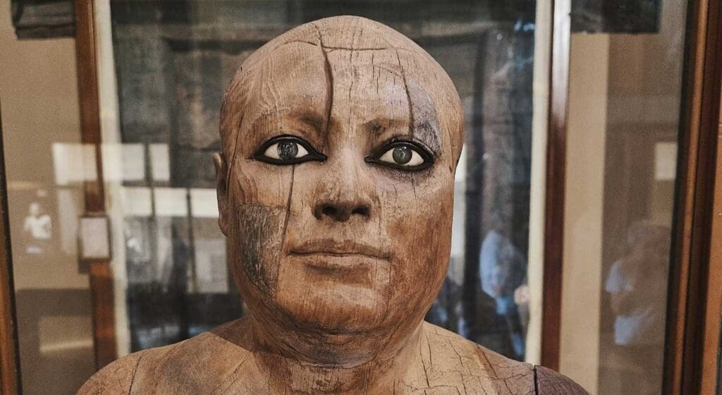 estatua alcalde museo egipcio