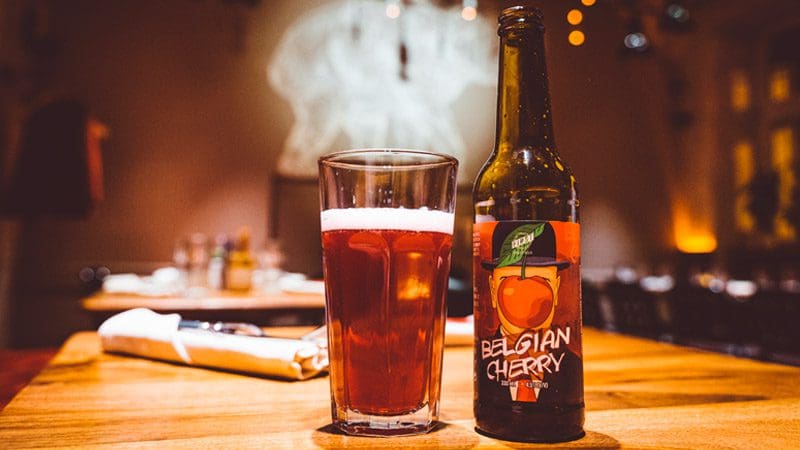 cerveza artesanal hungara belgian cherry