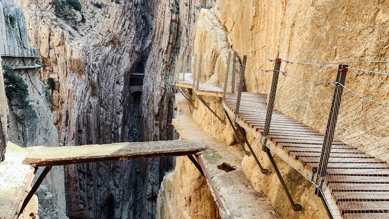 caminito del rey antiguo