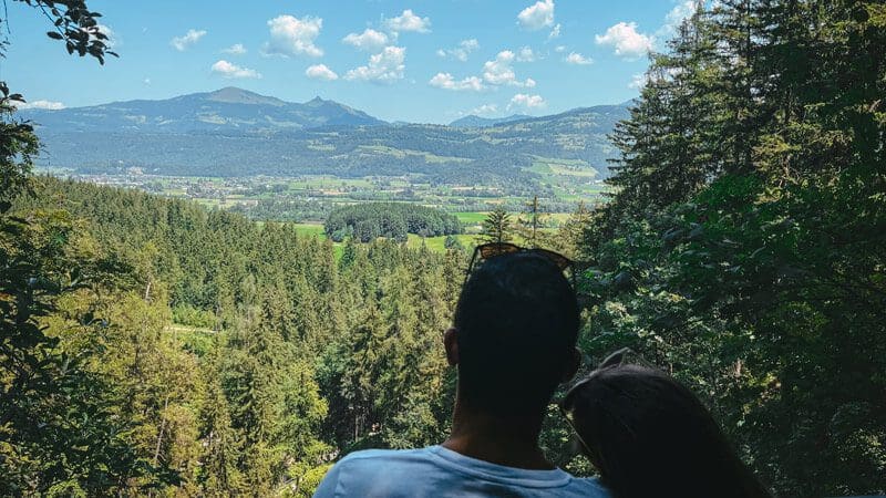 vistas puente cascada gollinger