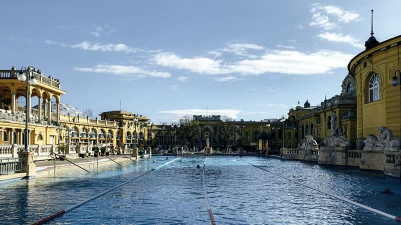 piscina olimpica balneario szechenyi