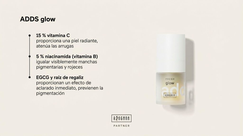 adds glow rigana ingredientes opinion